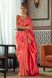 Thulian Pink Kanjivaram Saree