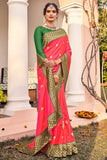 Dola Silk Saree Hot Pink Dola Silk Saree saree online