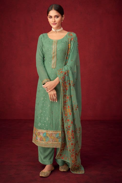 Light green deals suit salwar