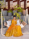 Yellow Silk Saree With Blouse Piece
