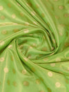 Green Pure Tissue Silk Banarasi Saree With Brocade Blouse Piece