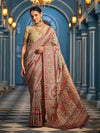 Multi Pashmina Soft Silk Festive Wear Saree With Blouse Piece