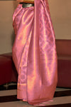 Plum Pink Kanjivaram saree