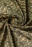 Green Silk Ethnic Motifs Printed Saree