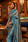 Blue Kanjivaram Saree