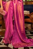Punch Pink Kanjivaram Saree
