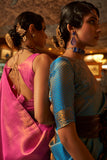 Punch Pink Kanjivaram Saree