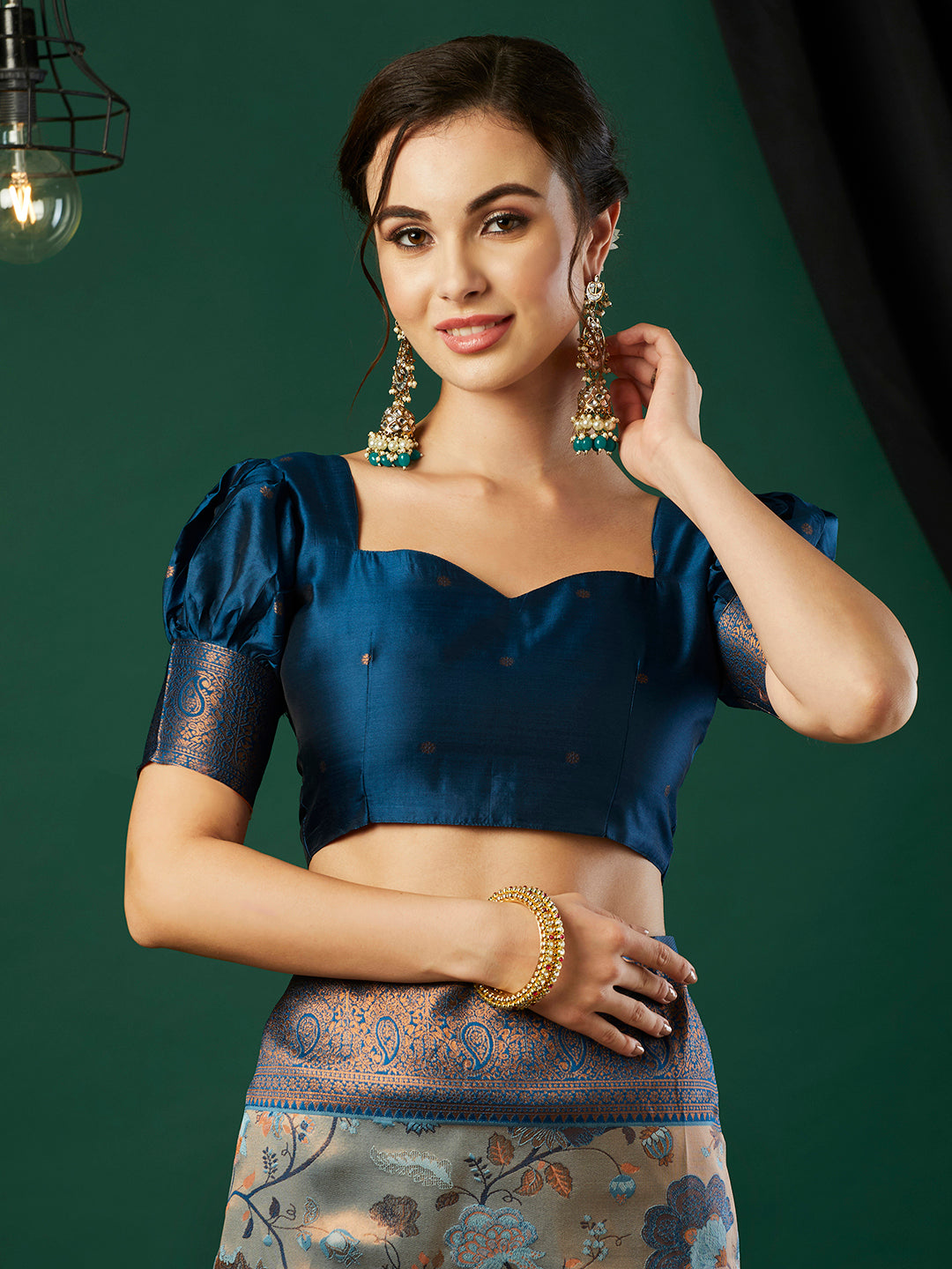 Banarasi Silk Saree With Blouse Piece