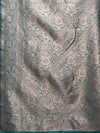 Sea Green Banarasi Silk Saree With Blouse Piece