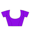 Violet Soft silk Saree With Blouse Piece