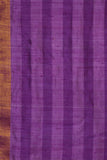 Beautiful Grape Purple Handwoven Pure Kosa Silk Saree