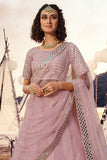 bush pink designer lehenga 