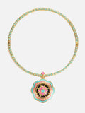 Genda Phool Necklace in Gold Plated Brass