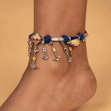 Moti Tanko Style Anklet in 925 Silver