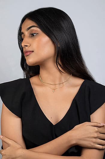 Raise the Roof Choker in Gold Plated in 925 Silver