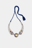 Ankhadiyo Vakadiyo Pattern Necklace in 925 Silver