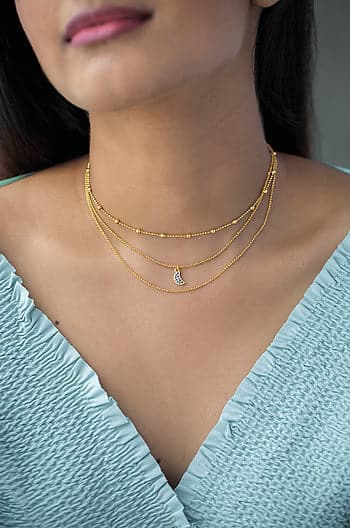 Teenage Dream Choker in Gold Plated in 925 Silver