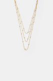 California Gurls Layered Necklace in Gold Plated in 925 Silver