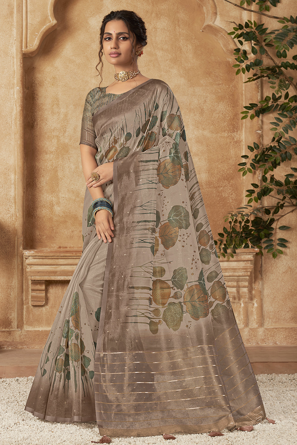 Organza Silk Saree