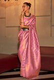 Magenta Purple Kanjivaram Silk saree
