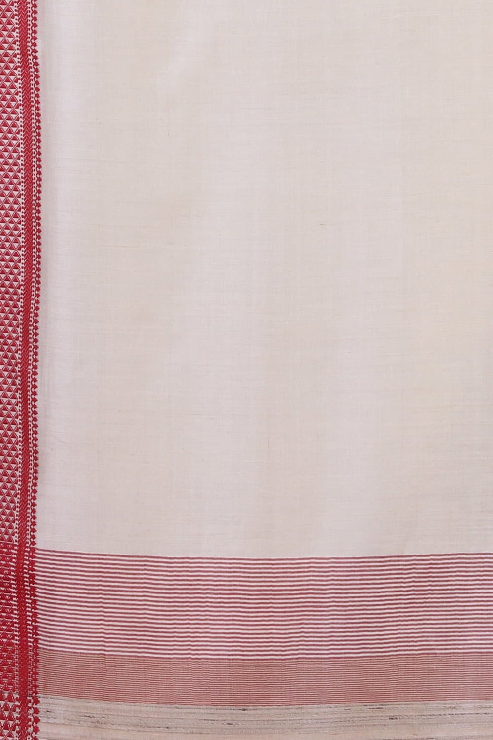 Buy Beautiful rice white handwoven pure kosa silk saree online-karagiri