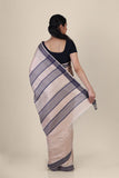 Buy Beautiful sand brown handwoven pure kosa silk saree online-karagiri