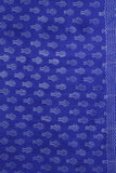 Sapphire Blue Cotton Silk Handloom Saree