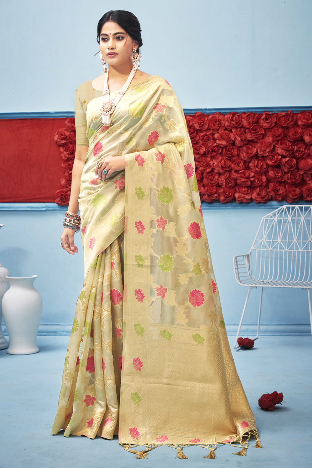 Organza Saree