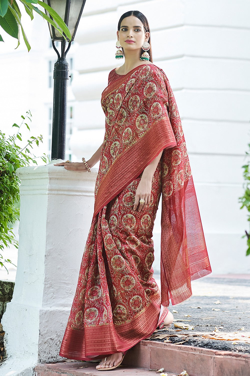 Linen Saree