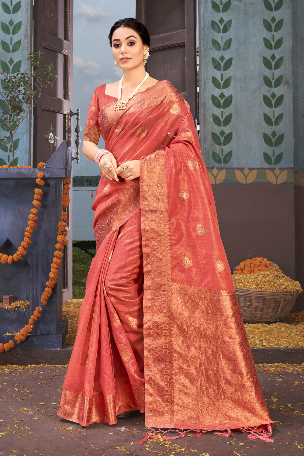 Kajal Agarwal Pastel Color Saree - Saree Blouse Patterns