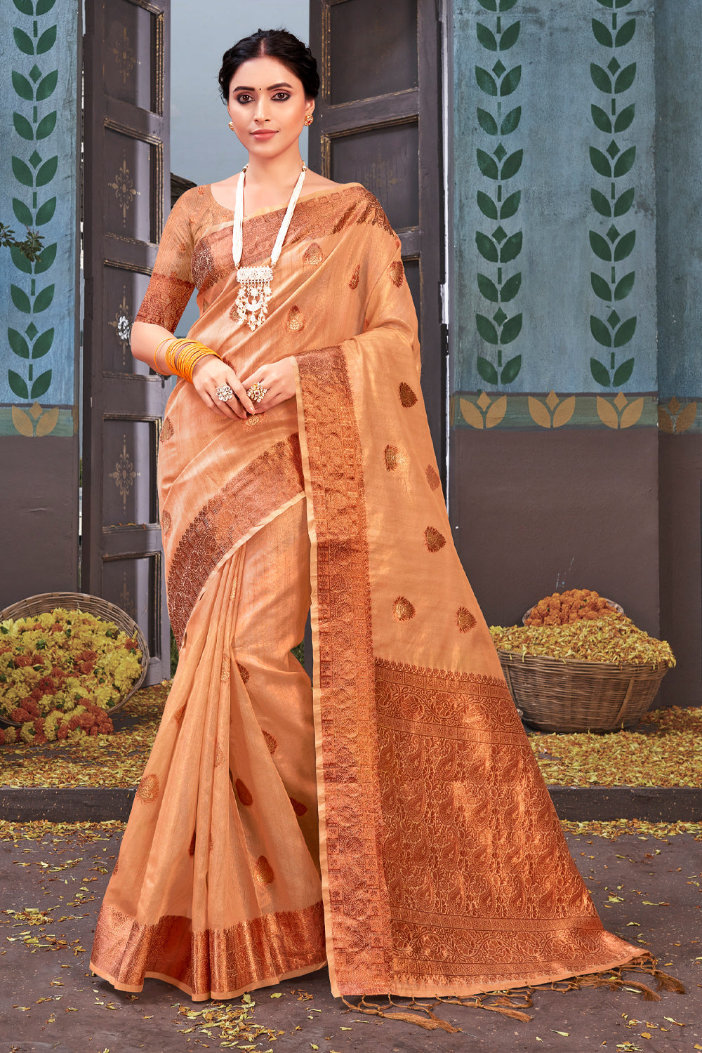 Organza saree