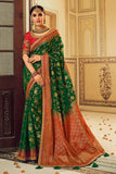 Pine Green South Silk Saree