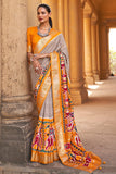 yellow saree