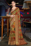 Multicolor Viscous Silk Saree