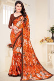 Multicolor Georgette Saree