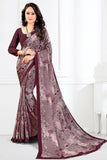 Multicolor Georgette Saree