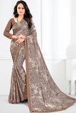 Multicolor Georgette Saree