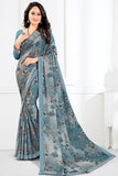 Multicolor Georgette Saree