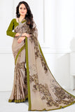 Multicolor Georgette Saree