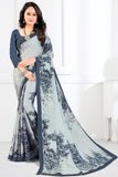 Multicolor Georgette Saree