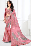 Multicolor Georgette Saree