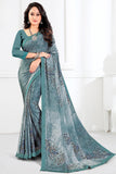 Multicolor Georgette Saree