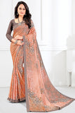 Multicolor Georgette Saree