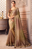 multicolour south silk saree