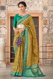 Medallion Yellow Patola Saree