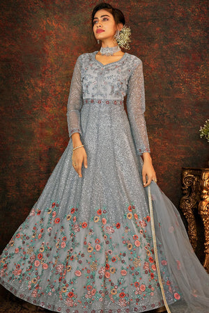 Buy Cream Anarkali Suit online-Karagiri