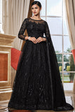 black anarkali suit