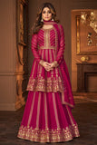 pink anarkali