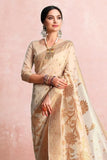 Banarasi - Chanderi Saree Golden Haze Banarasi - Chanderi Saree saree online