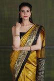 Banarasi - Chanderi Saree Mellow Yellow Banarasi - Chanderi Saree saree online